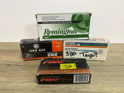 Bulk Lot .380 ACP Ammo &ndash; PMC, RWS, Remington, Armscor, Mixed Loads, Full & Partial Boxes