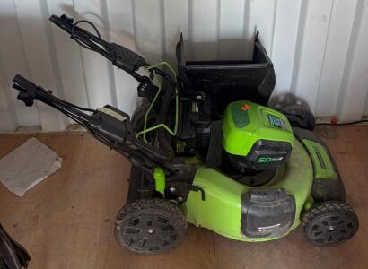 Greenworks Pro 60V 21" Self-Propelled Cordless Lawn Mower with Battery & Charger