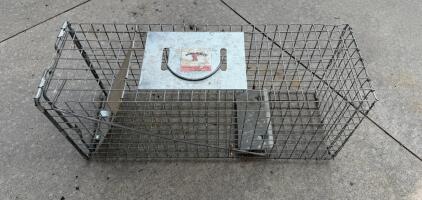 Miller Manufacturing Little Giant LT4 Small Live Animal Trap, Galvanized Steel