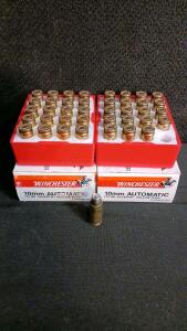 Winchester 10mm Auto 175 Grain Silvertip Hollow Point Ammunition, 39 Rounds