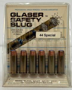 Glaser Safety Slug .44 Special Frangible Defense Ammunition 135gr 6-Round Factory Pack