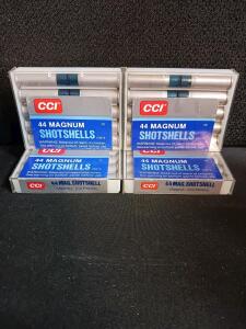 CCI 44 Magnum Shotshells #03979, No. 9 Shot, 210 Pellets, 4 Boxes (40 Rounds Total)