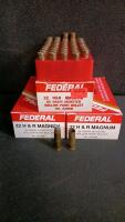 Federal Hi-Power .32 H&R Magnum 85gr JHP Ammunition, 146 Rounds, Factory Brass Cases
