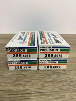 Armscor Precision .380 Auto 95gr FMJ, 200 Rounds, Brass Casing, Target Practice Ammo