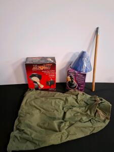 Caframo AirMax 812 Stove Fan Gold Blade & Microsoft SideWinder USB Joystick Bundle. ( shelf G)