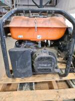 Generac Portable Generator OHV Engine 6500W Class Gasoline Manual Start Frame Handles (powered on) - 2