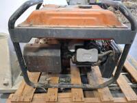 Generac Portable Generator OHV Engine 6500W Class Gasoline Manual Start Frame Handles (powered on) - 3