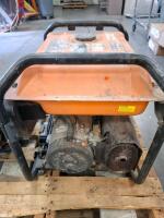 Generac Portable Generator OHV Engine 6500W Class Gasoline Manual Start Frame Handles (powered on) - 4