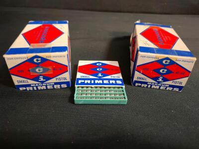 CCI Small Pistol Magnum Primers No. 550, 2,100 Count, Non-Corrosive, Non-Mercuric