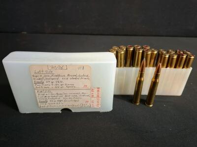 Handloaded .30-06 Springfield Ammo, 150-165 gr Sierra & Speer Bullets, 4831/4064 Powder, 20+ Rounds