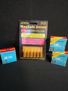 MagSafe .32 ACP 40gr Frangible & GECO 7.65mm Browning FMJ/Plastic Training Ammo, Various Quantities