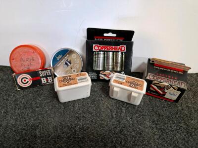 Crosman Copperhead .177 Cal Airgun Ammo & CO₂ Cartridges Set &ndash; 1500 BBs, 250 Pellets, 5 CO₂ Cartridges