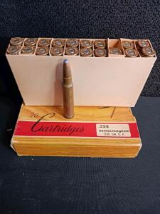 Norma .358 Norma Magnum 250 Grain Soft Point &ndash; 20 Factory Cartridges Boxed