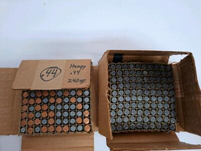 Mixed .44 Cal 240gr Reloading Bullets, Lead & Copper-Plated, Approx. 200 Vintage Boxes