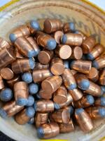 .45 Caliber 239 Grain Round Nose Soft Point Bullets - 200 Reloading Projectiles Copper Jacketed - 2