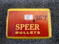 Speer .357" 110 Grain Hollow Point Bullets - 60 Count, Reloading Projectiles, .38 Cal - 2