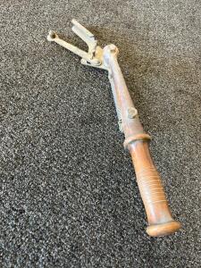 vintage hand-held clay pigeon thrower