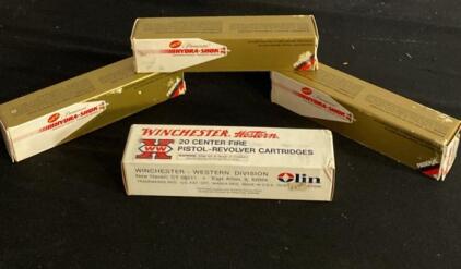 Federal Hydra-Shok .45 ACP 230gr JHP, Winchester Western, 80 Rounds, Hollow Point