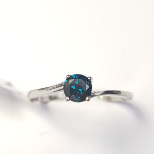$1550 Blue Diamond (Treated)(0.38ct) Ring