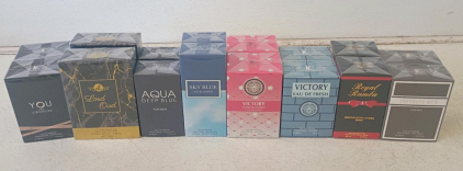 16 Boxed Perfume Lot: 100ml Eau de Parfum/Toilette &ndash; Mixed Scents for Men & Women, Sealed