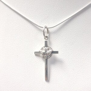 $60 Silver Cross 18" Necklace