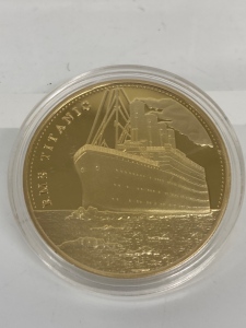 Golden Titanic Collectors Coin