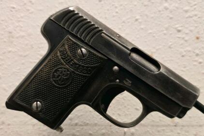 Paramount Model 1920 .25 ACP Semi-Auto Pistol, Serial 3894, Belgian Made