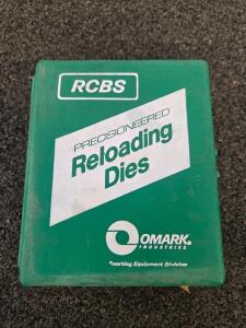 RCBS 3-Die Set .38 Special SWC, Part #18306 With Original Box, Shell Holder #6, Reloading Data