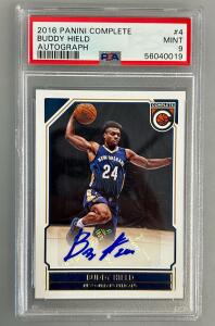 2016 Panini Complete Buddy Hield Rookie Autograph PSA 9 Mint #4 New Orleans Pelicans