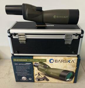 Barska Blackhawk 20-60x60 Spotting Scope With Cases