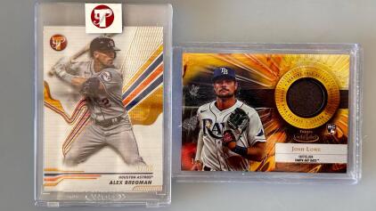 2024 Topps Pristine #97 Alex Bregman 37/50 & 2022 Gold Label Josh Lowe 3/5 RC Relic