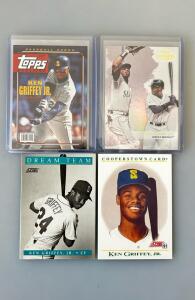 Ken Griffey Jr. Topps Magazine 2019 Gold Label 2011 Score Dream Team Cooperstown Cards Mariners