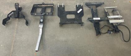 Motorcycle Trailer Hitches & UTV Snow Plow Mounts, Assorted Steel, 1&frac14;" Receiver, Wiring Included