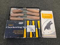 Gunline Tools Checkering Set, Walnut Rifle Stock Blank, Cabela's Camo Pack, Instructions Included - 4