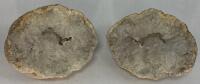 Large 4.5" Quartz Geode Pair &ndash; Clear Radiating Crystals