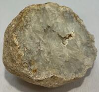 Large 4.5" Quartz Geode Pair &ndash; Clear Radiating Crystals - 2