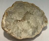 Large 4.5" Quartz Geode Pair &ndash; Clear Radiating Crystals - 3