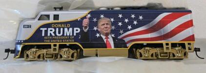 Hawthorne Village HO Scale President Donald Trump Express Locomotive with Original Packaging