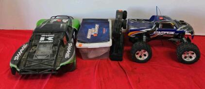Traxxas Stampede & Slash 1/10 RC Trucks, RTR, 2WD, Batteries, Chargers, Transmitters, Manuals