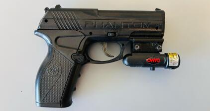 Crosman Phantom .177 CO2 BB Pistol, Laser Sight, 15-Round, 480 fps, 6.75" Length