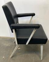 Mid-Century Modern Standing Ashtray With Magazine Rack And Armchair Set - 5