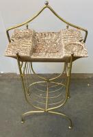 Mid-Century Modern Standing Ashtray With Magazine Rack And Armchair Set - 6