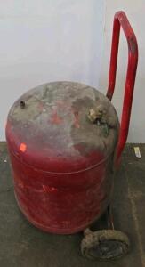 Central Pneumatic 20 Gallon Portable Air Tank, Upright, Steel, 125 PSI, Wheeled