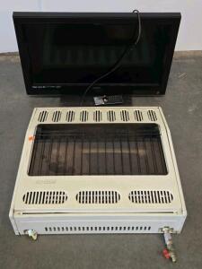 Glo-Warm Wall Gas Heater, Vizio 32" LCD TV With Remote, Electric Starter Wand