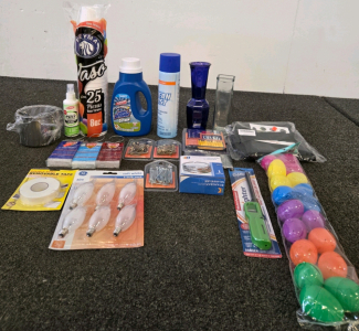 Cleaning Supplies, Light Bulbs, Hardware, Cups, Easter Eggs, Vases, And More