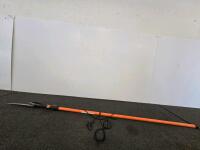 Assorted Utility Items: Folding Chair, 2-Step Ladder, Manual Pole Pruner, UtiliTech LED Work Light (Tested) - 3