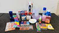 Bulk Mixed Lot: GE Bulbs, Hardware, Detergent, Kitchenware, Perfume, Cleaning, Items New