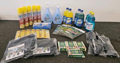Bulk Lot: Scrub Free, LA&rsquo;s Totally Awesome, Fabuloso, Art Supplies, Garden Straps, Pest Control
