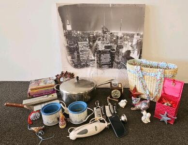 Galaxy S7, Stainless steel pan, Smart Cook Spreader & Peeler, Wm. A. Rogers 1929 Berkeley Salad Set, Stainless Steel Spatula, and more