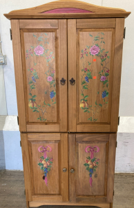 Hand Painted Armoire